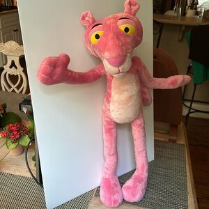 NEW! EXCELLENT CONDITION! 27 in (T) Plush PINK PANTHER Bendable Toy